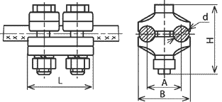 Зажим ПА-1-1